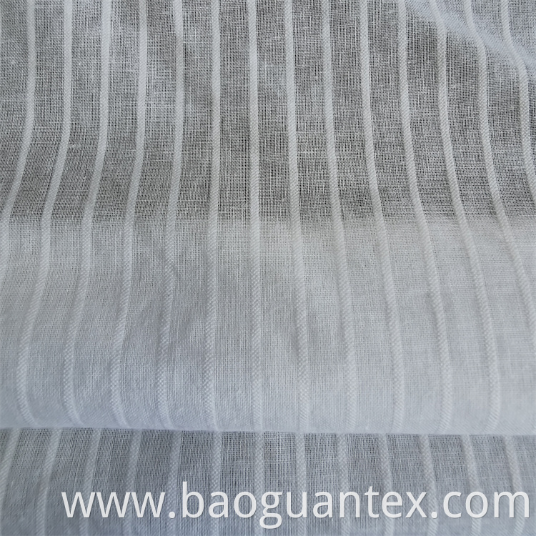 Striped Pattern Dobby Fabric